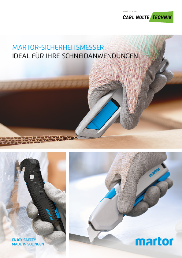 Anwendungskatalog Martor Anwendungskatalog Martor